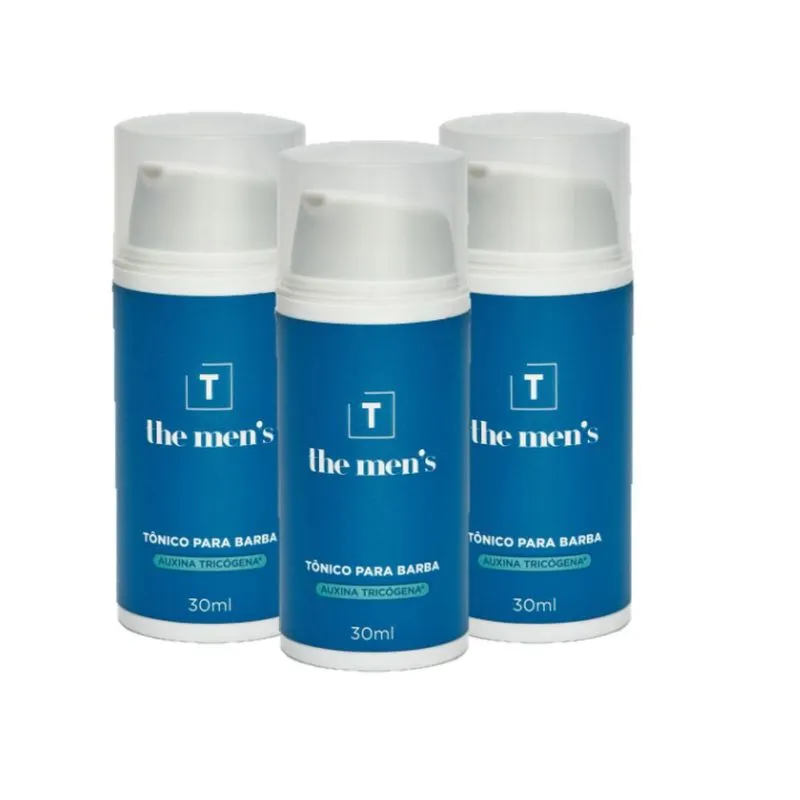 Tonico Para Crescer A Barba - Kit Com 3!