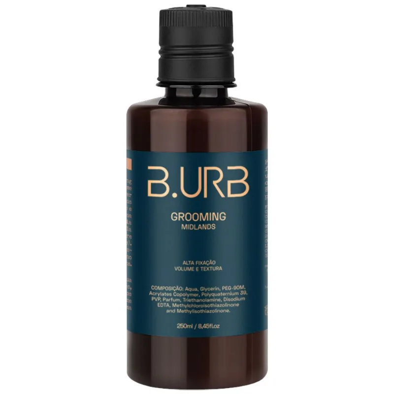 Grooming Para Cabelo Midlands Alta Fixação 250ml Barba Urbana B.urb