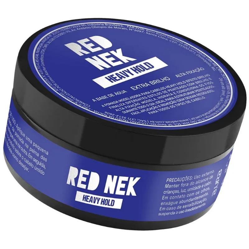 Pomada Para Cabelo Heavy Hold Alta Fixação Extra Brilho 70g Redn