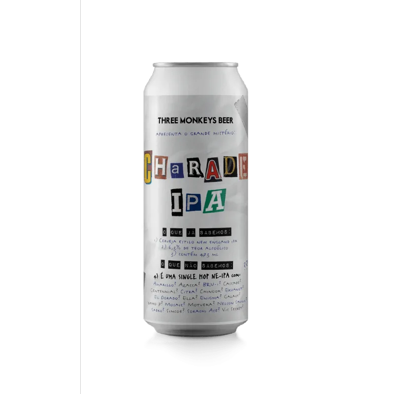 Cerveja Three Monkeys Charade IPA 473ml