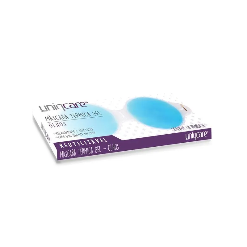 Máscara Térmica Gel Para Olhos - Azul