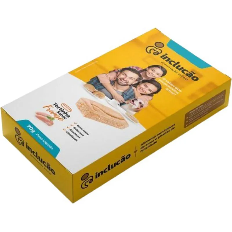 Tortinha Para Cães Adultos Sabor Frango 70G