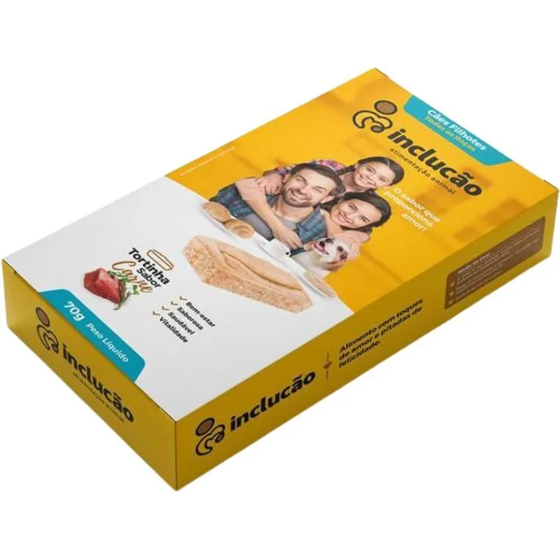 Tortinha Para Cães Filhotes Sabor Frango 70g