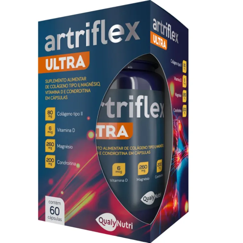 Artriflex Ultra 80Mg C60 Caps - Qualynutri - Klostermann Beauty Farma
