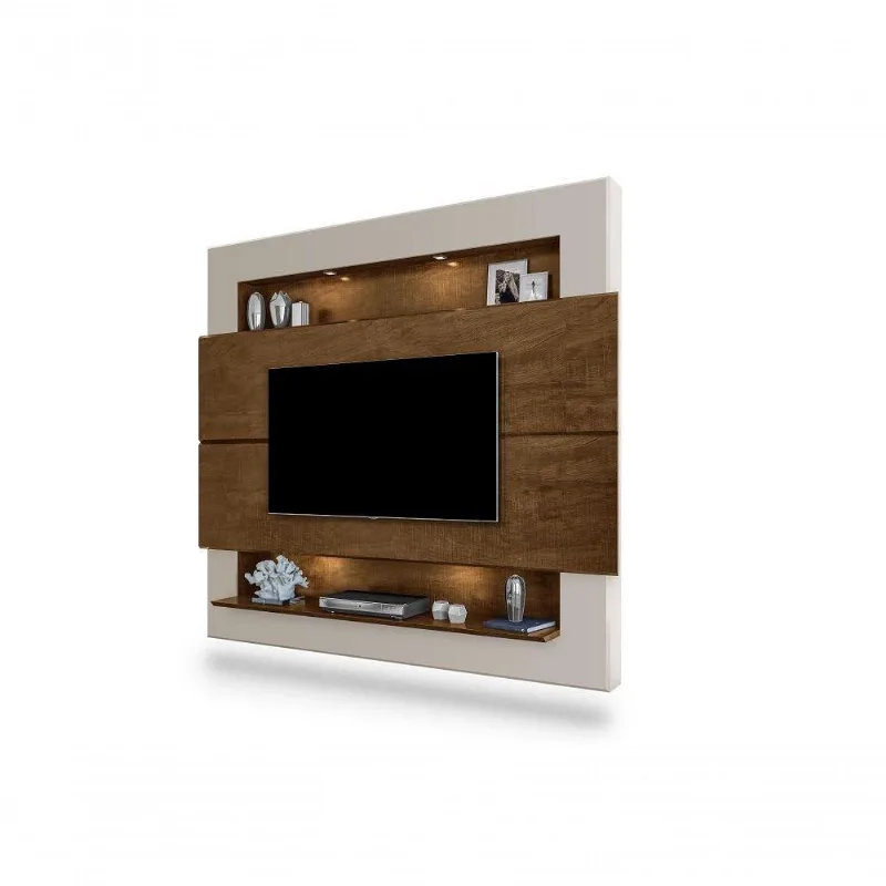 Painel Suspenso Riviera 217cm Com Led Para Tv Até 75 Polegadas Luapa Móveis