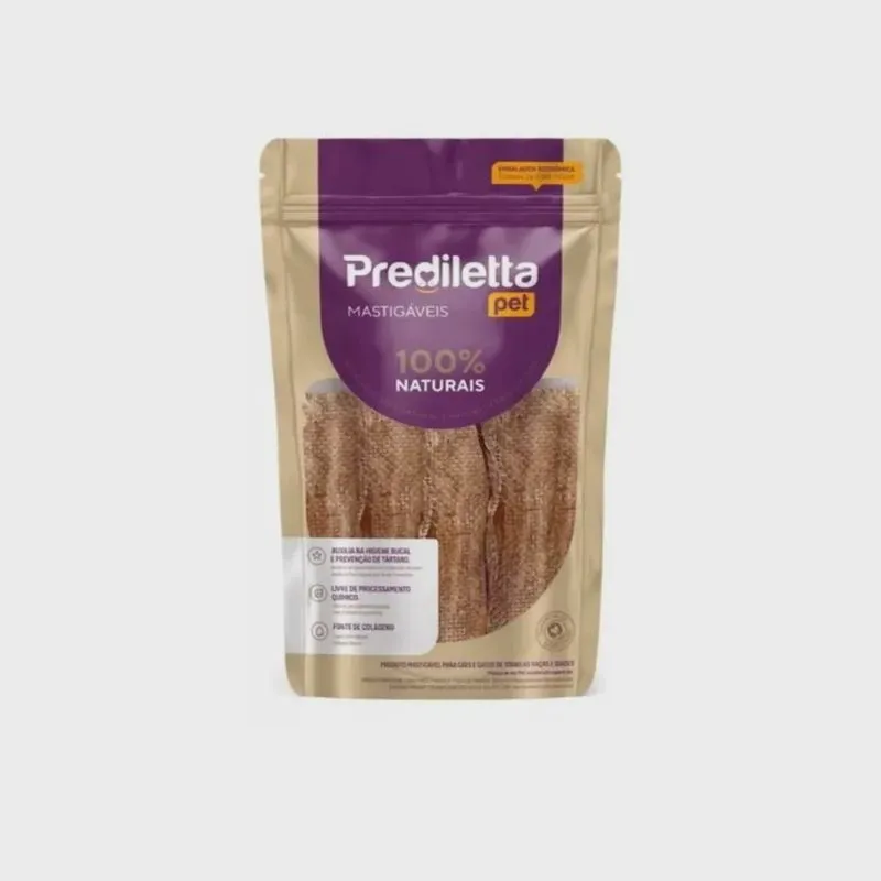 Prediletta Pet Petisco Natural Tiras de Esôfago Para Cães 50g