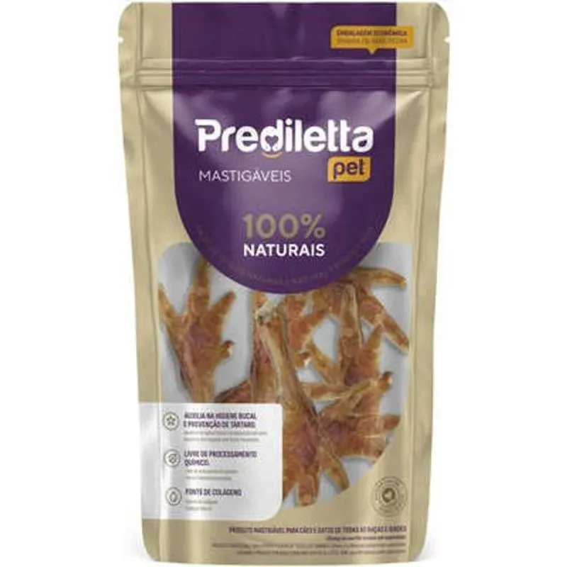 Prediletta Pet Petisco Natural Pé Frango Cães - 7 Unidades