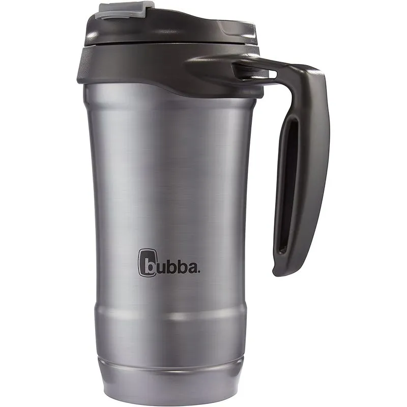 Bubba Hero Dual-wall Vacuum-insulated Steel Travel Mug, 18 Oz., Gunmetal
