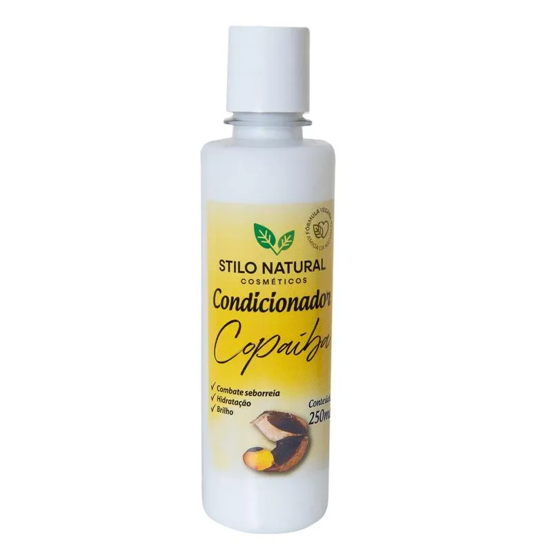 Condicionador Natural Vegano Copaíba Cabelo Saudável Brilho