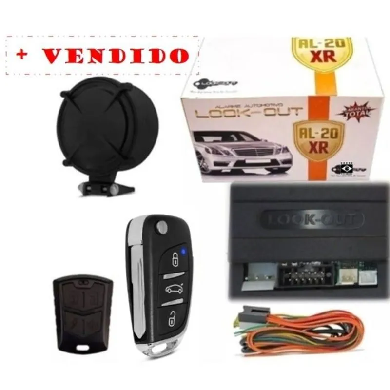 Alarme Automotivo Universal Al20xr + Chave Canivete Premium