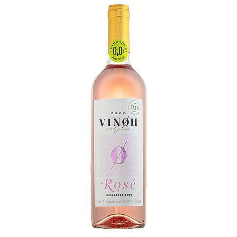 Vinho Sem Álcool Vinoh - Merlot E Moscato - 750 Ml