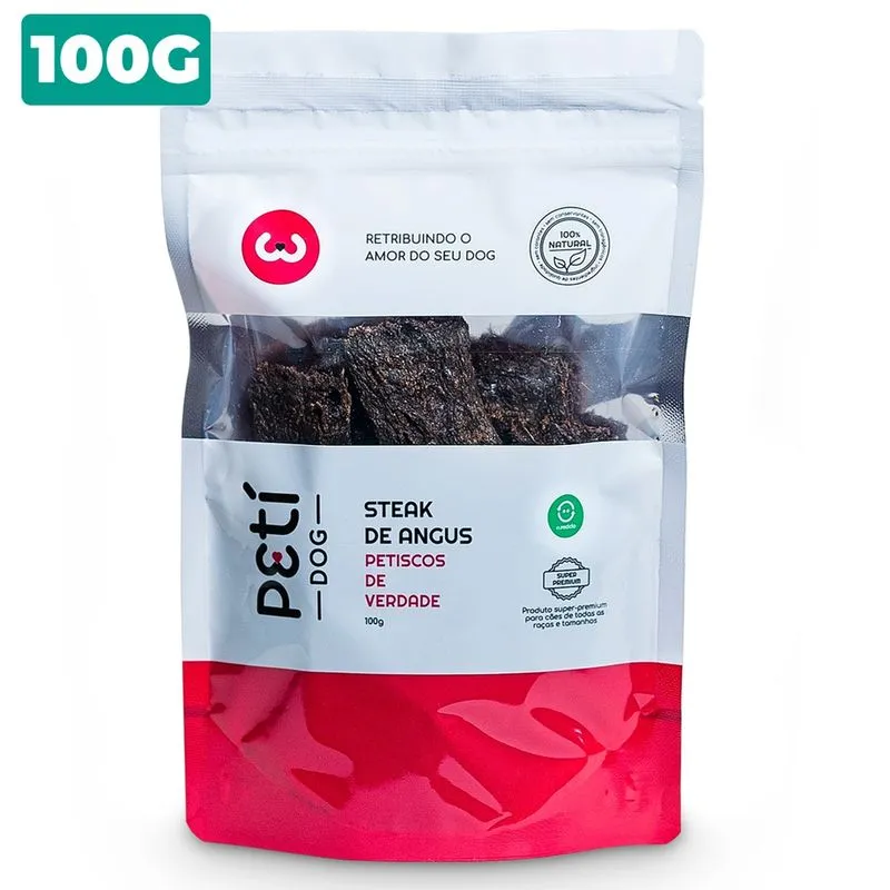 Petisco Cachorro Sache Pet Natural Bifinho Carne 100g - Peti Dog