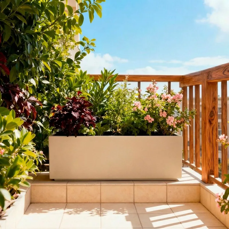 JARDINEIRA CACHEPOT LINEA 60 BRANCO MÁRMORE