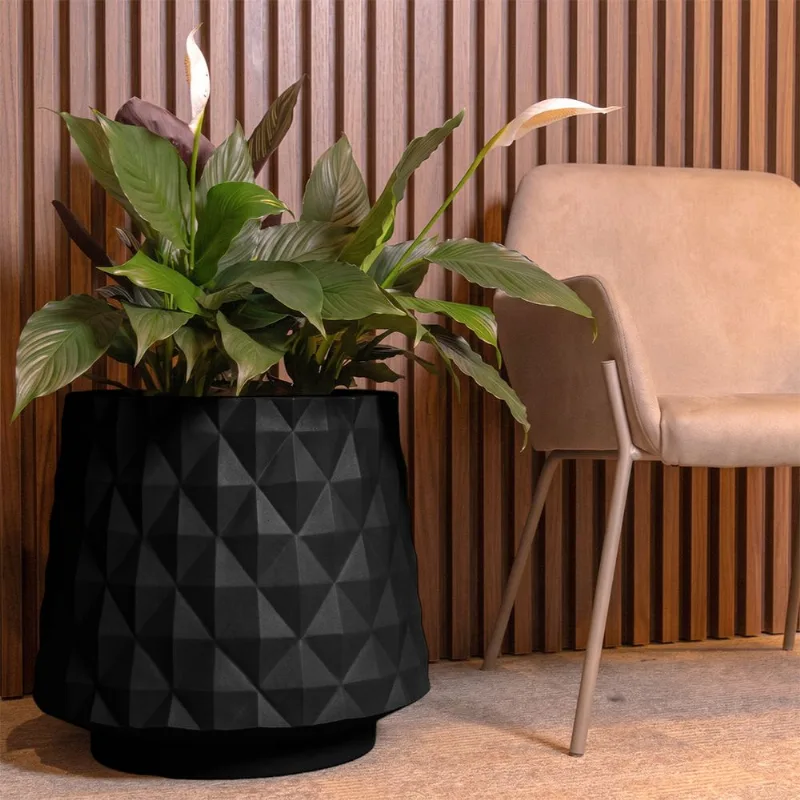 VASO RECÔNCAVO 46 PRETO ABSOLUTO