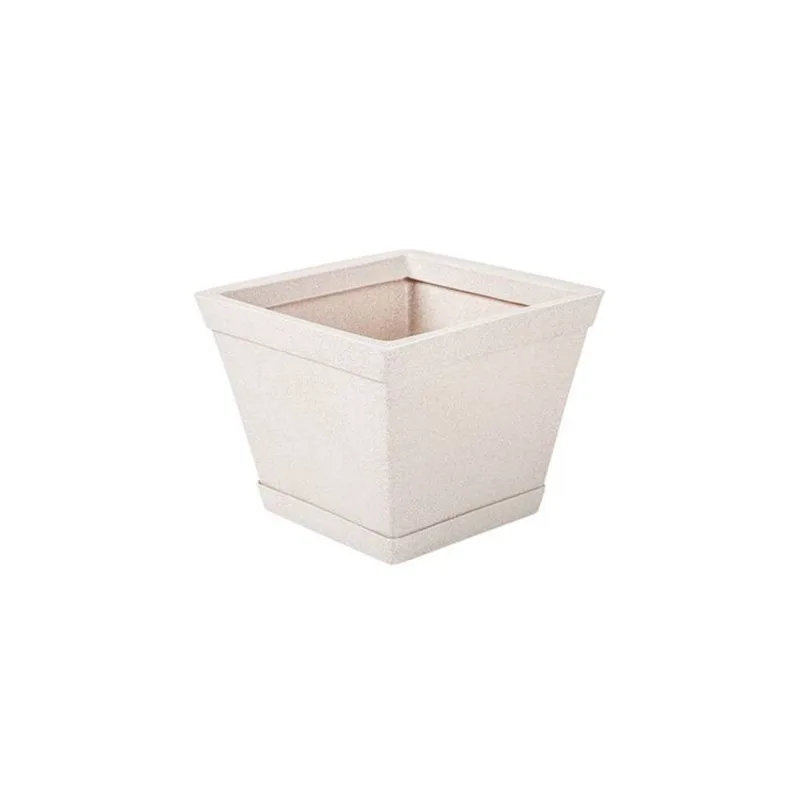 VASO TRAPÉZIO CLÁSSICO 30 BRANCO MÁRMORE