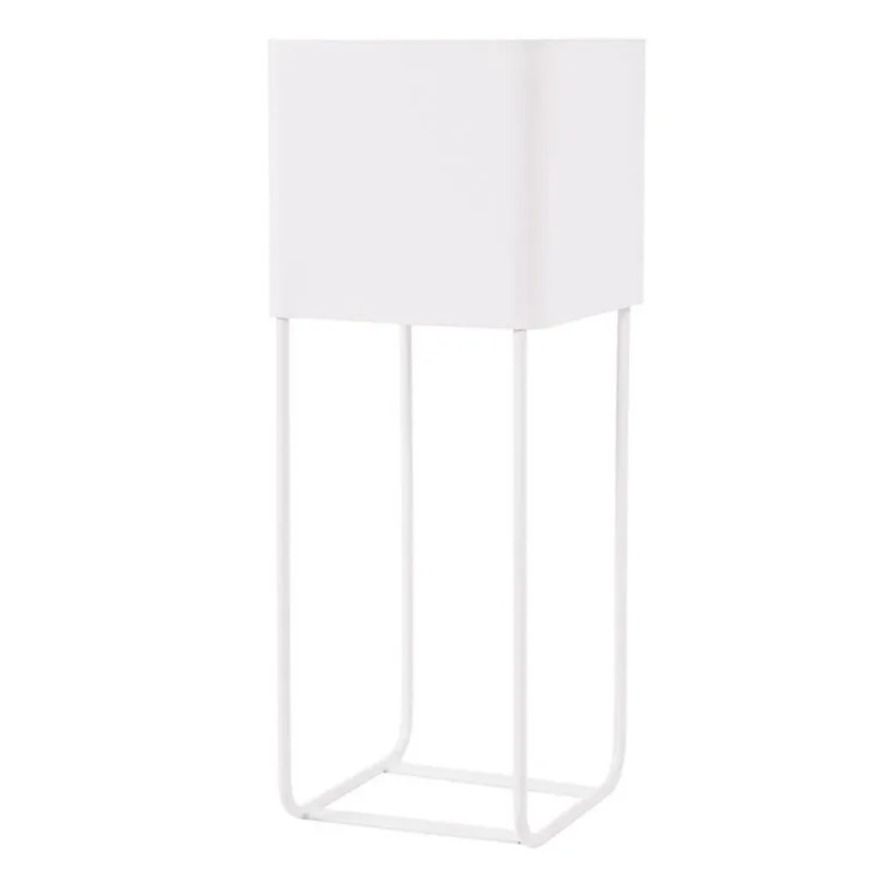 JARDINEIRA METÁLICA P MÉDIA BRANCO