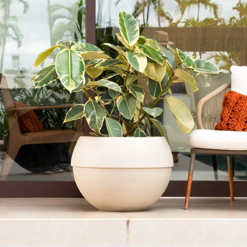 VASO COSMOS 40 BRANCO MÁRMORE