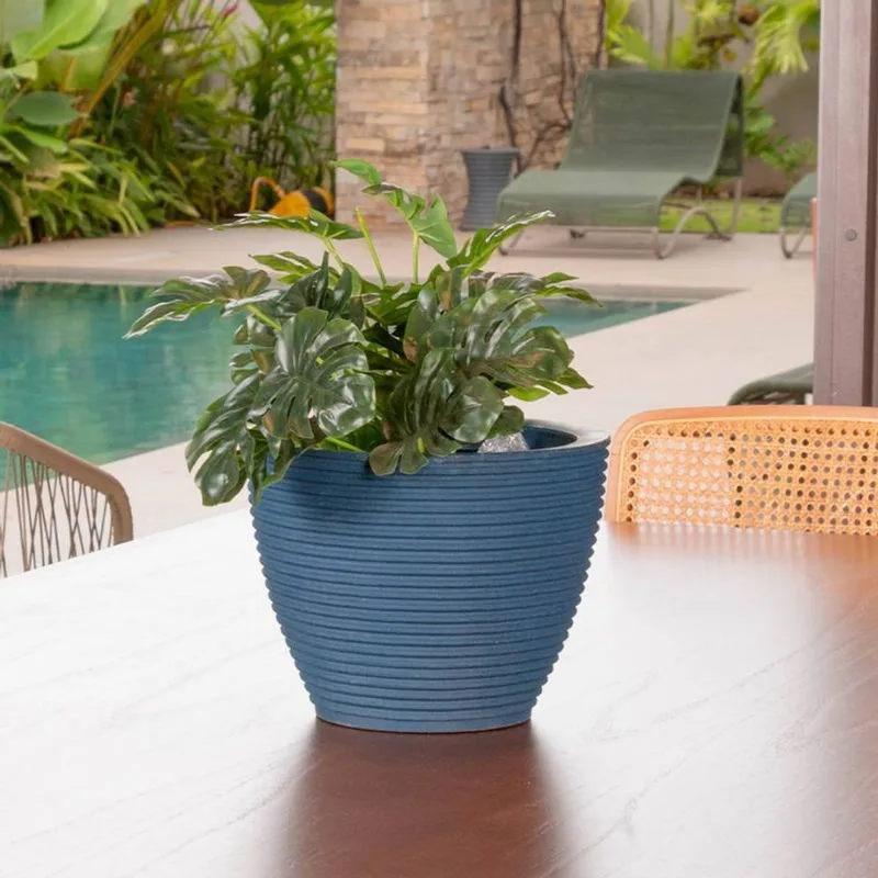 VASO CONE BAIXO RISCATO 22 AZUL MACAÚBA