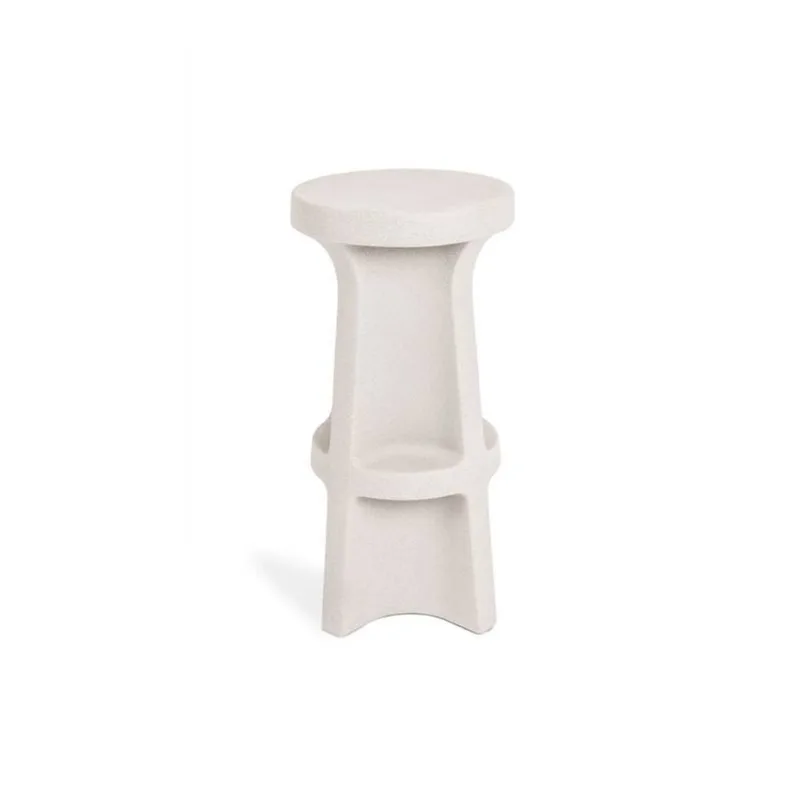 BANQUETA SAMAÚMA BISTRÔ BRANCO MÁRMORE