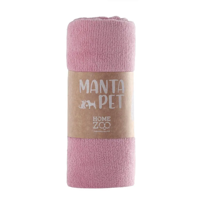 Manta Pet Cor Rosa Velho