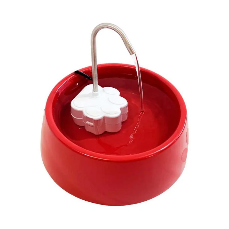 Kit Fonte Petlon Baby E Bebedouro Vermelho Para Cães E Gatos - 220v