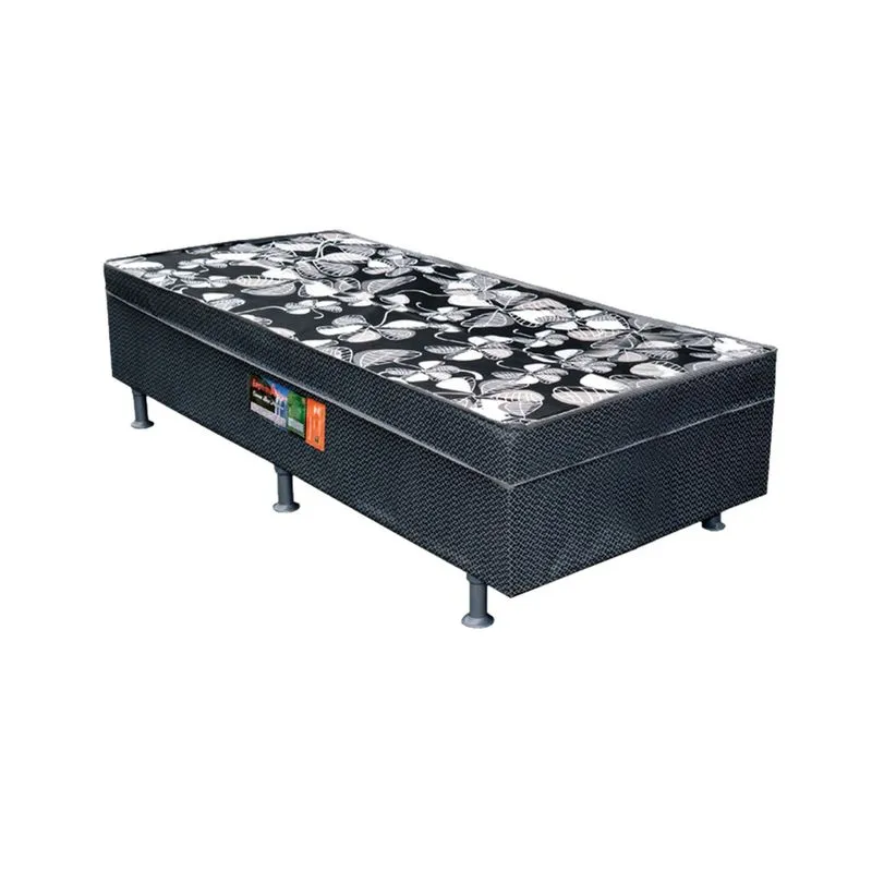 Cama Box Conjugado Unibox Solteiro EspumAtiva Ortopédica D28 - 88x188x43cm