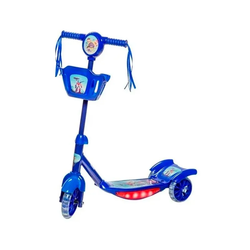 Brinquedo Patinete De Metal C/plastico Marca Nbr- Azul Cod 0609963673575