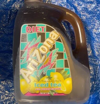 Ice tea with lemon flavlor