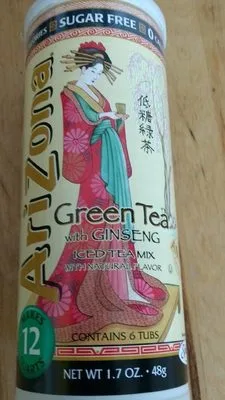 Iced tea mix Green Tea with Ginseng Sugar Free