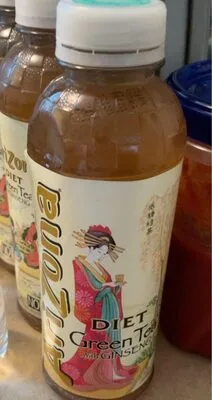 Diet green tea with ginseng