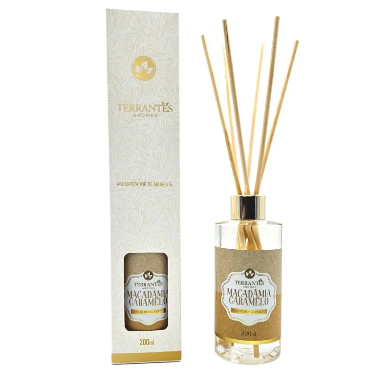 Aromatizador de Ambiente Macadâmia Caramelo Terrântes - 200ml