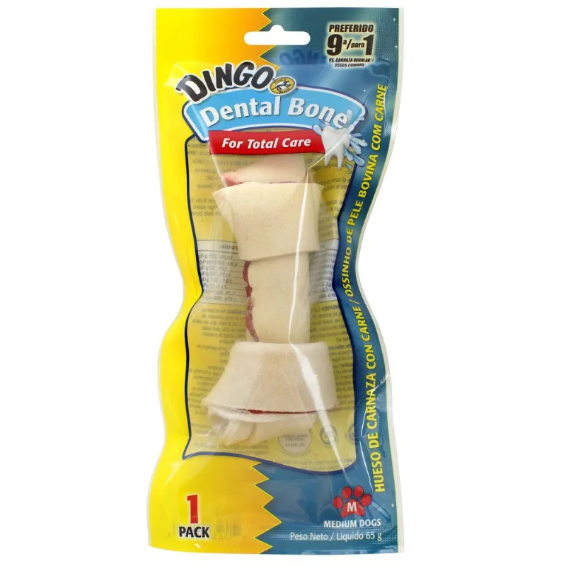 Osso Dingo para Cães Dental Bone - 65g