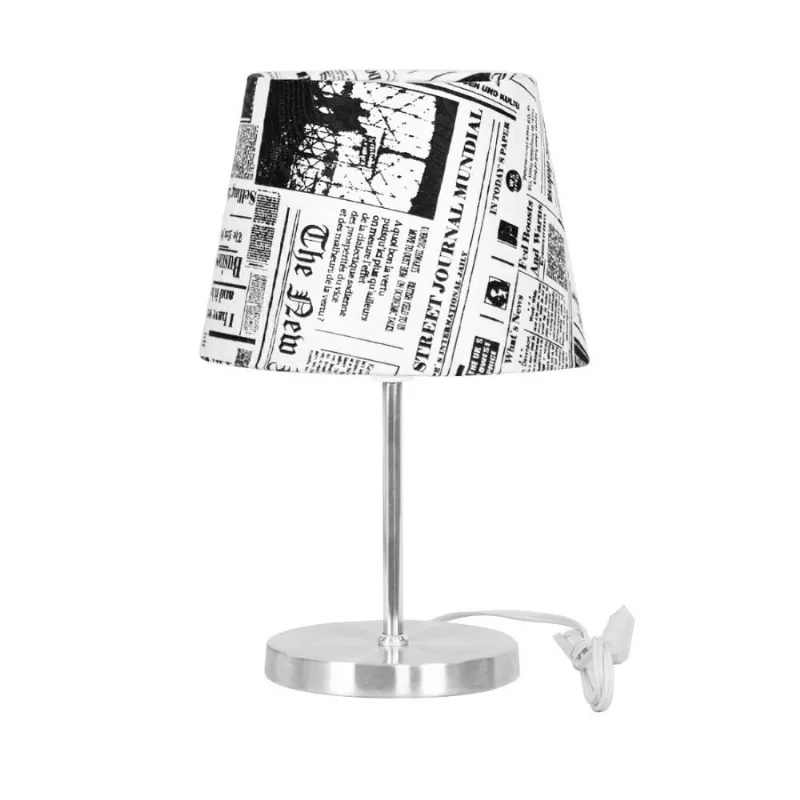 Abajur Eros Touch Dome Jornal Base Redonda