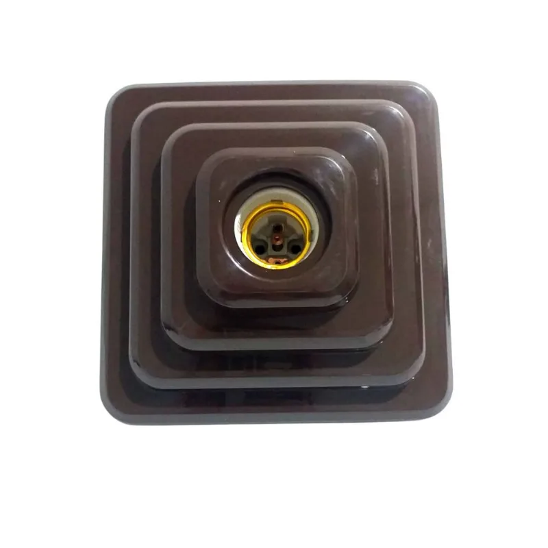 Plafon marrom quadradado 12600 gourmet syka - 10 peças