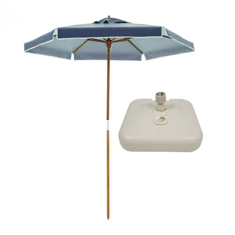 Ombrelone Madeira Guarda Sol 2 Metros Itapema 2M Azul Base