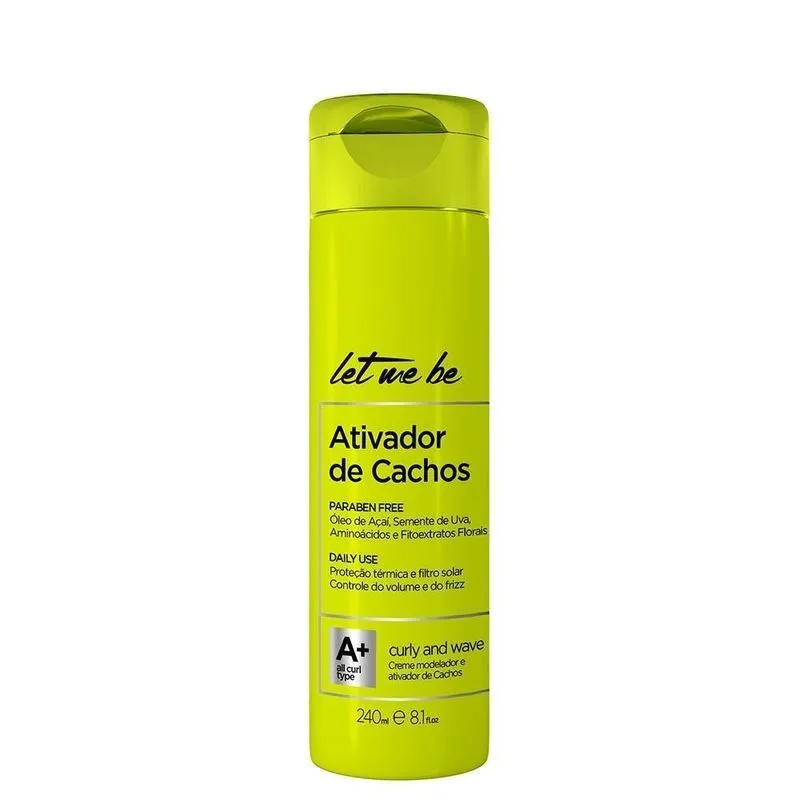 Ativador E Modelador De Cachos Let Me Be 240ml