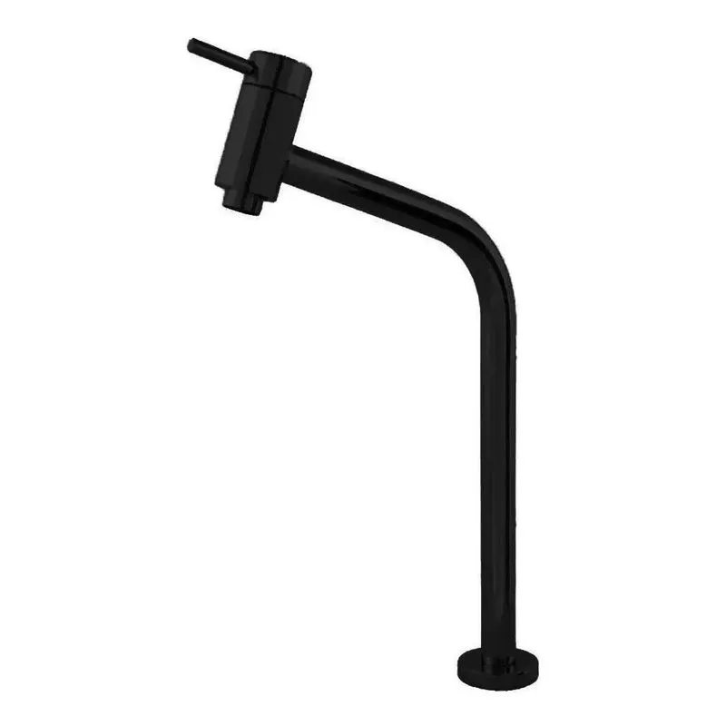 Torneira Banheiro Link Bica Alta Preto Fosco 45