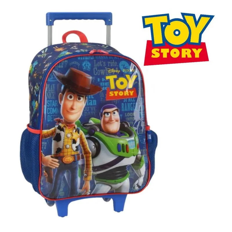 Mochila de Rodinha Bolsa Infantil Escolar Menino Toy Story