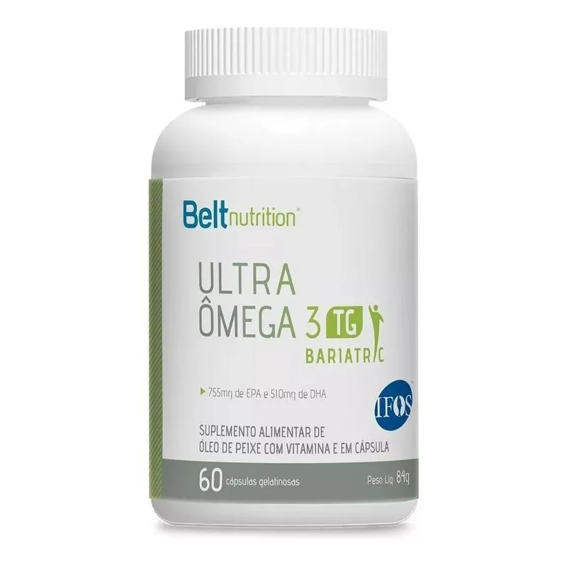 Belt Ômega 3 Bariatric tg - Selo de Pureza ifos - 60caps