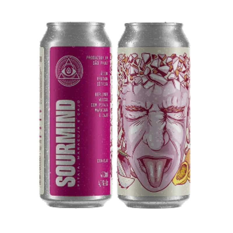 Cerveja Dogma Sourmind Pitaia, Maracujá E Caju 473ml