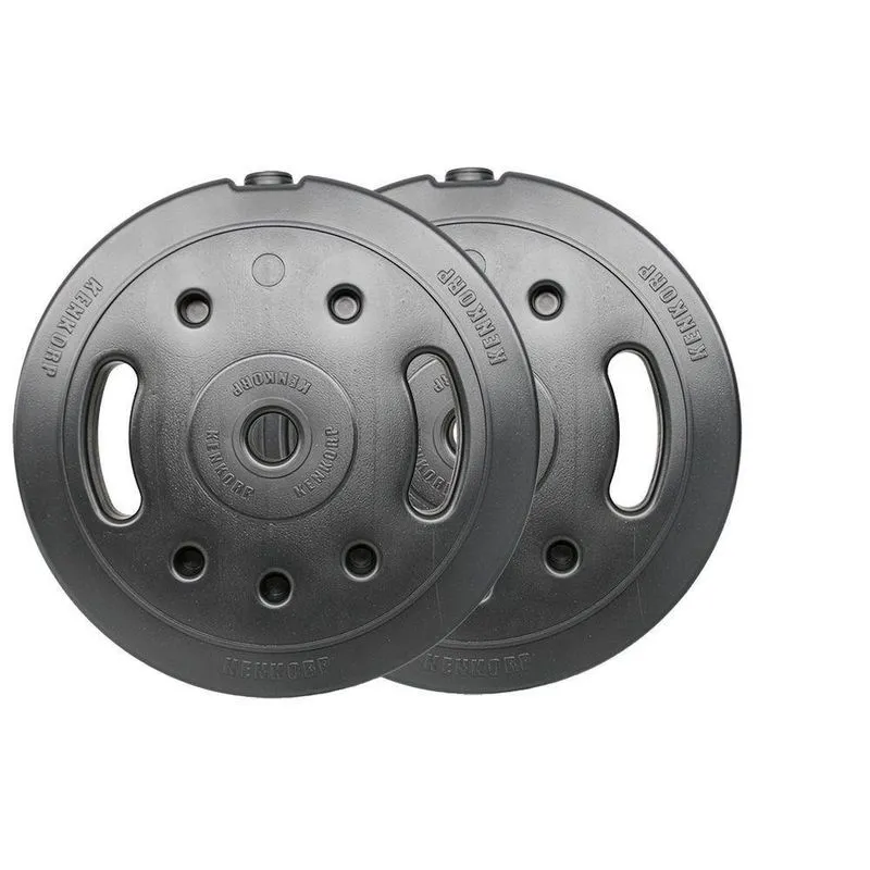 2 X Anilha Em Polietileno – 3kg