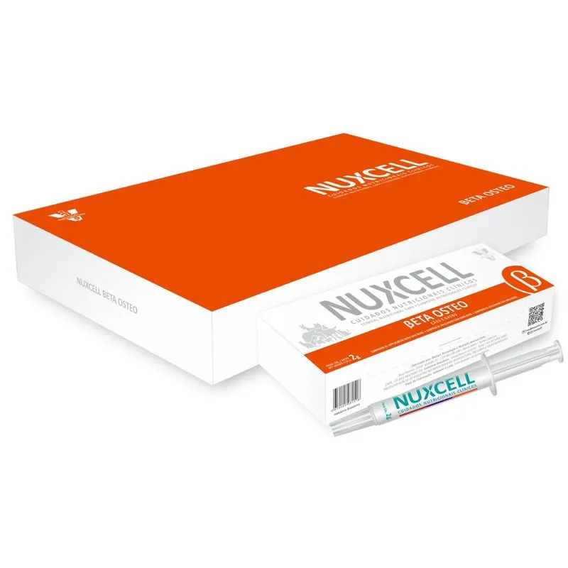 Nuxcell Beta Osteo Suplemento Vitamínico Display C/ 5 Un 10g