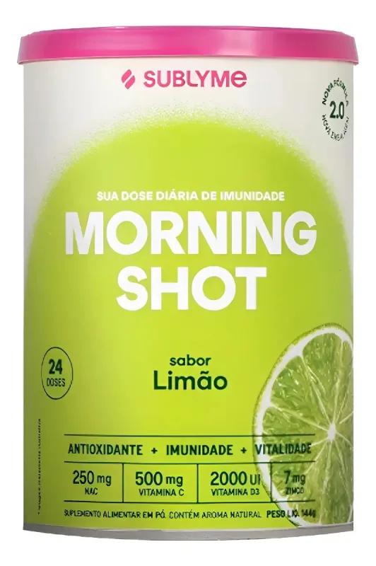 MORNING SHOT 2.0 LIMAO 90G - Life Suplementos