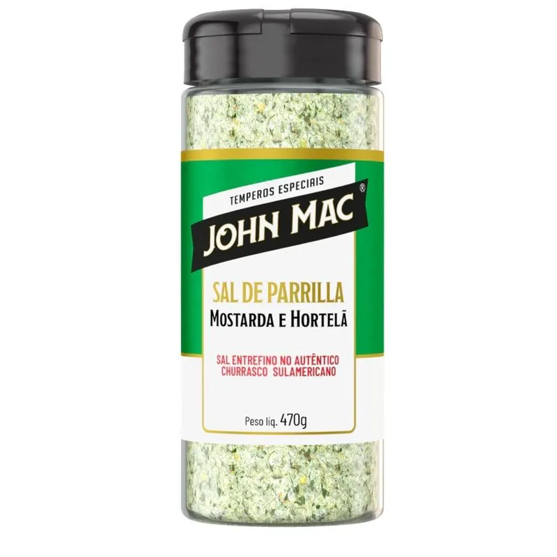 Sal Parrilla Entrefino Mostarda E Hortelã John Mc 470g