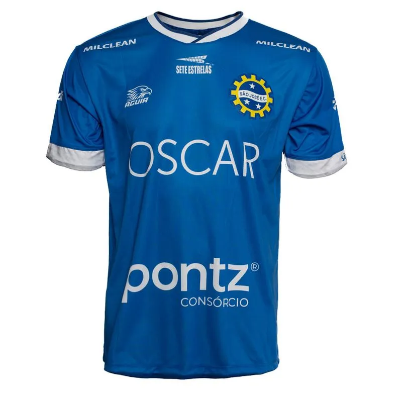 Camisa São José EC I 2026 Águia Torcedor Número Sortido Com Patrocínio Azul Masculina G