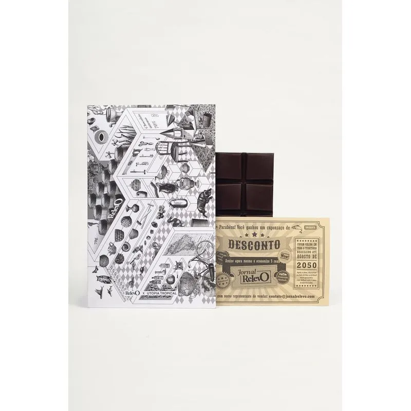 Barra De Chocolate Utopia Tropical Intenso 70% Origem 70 G Barra De Chocolate Utopia Tropical Intenso 70% Selvagem 70 G