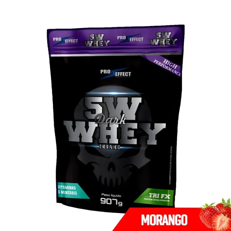 Whey Protein 5W Dark Insane 900g - Pro Effect