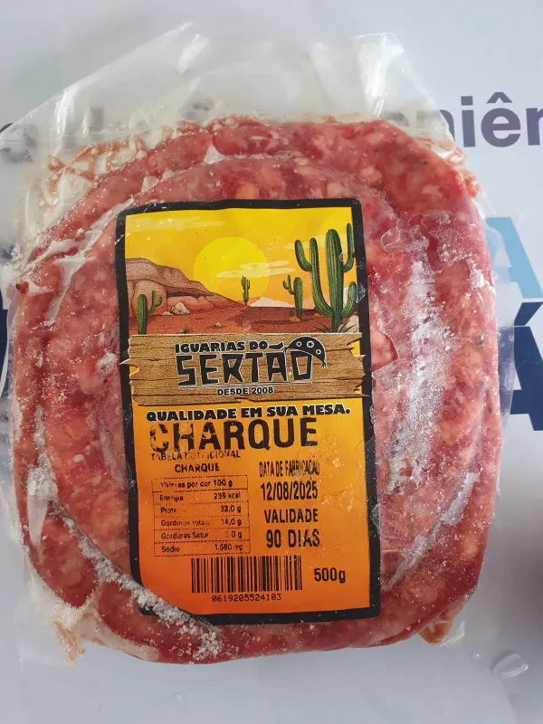 LINGUIÇA CHARQUE IGUARIAS DO SERTÃO 500G