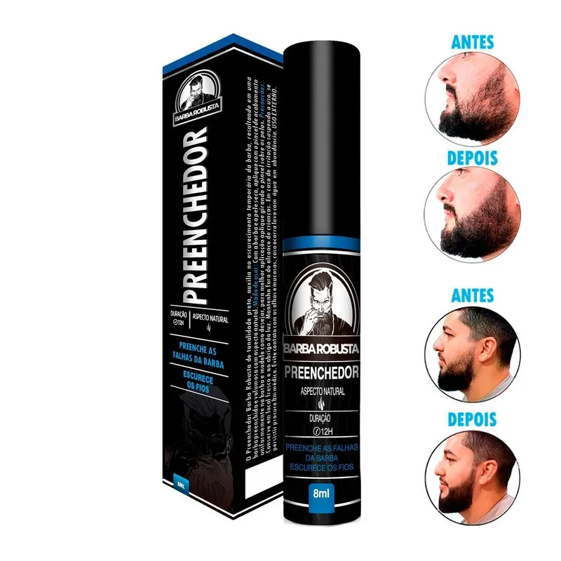 Escurecedor Preenchimento De Falhas Barba Robusta