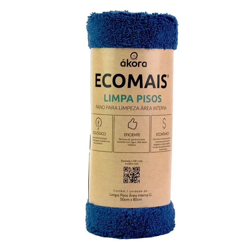 Ecomais Limpa Pisos Áreas Internas Azul G - 50X80cm